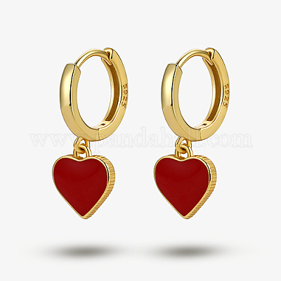 Orecchini A Cerchio Donna Placcati Oro 14kt | Cerchi Sottili In Argento Sterling 925 Ipoallergenici | Diametro 6.1 Cm, Leggeri