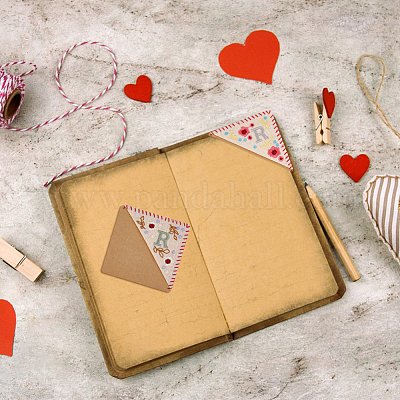 4 шт. 4-х стилевые закладки для книг с вышивкой из фетра FIND-HY0003-46R-1