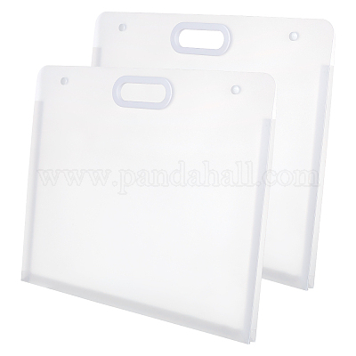 Прямоугольная водонепроницаемая пластиковая папка для портфолио ABAG-WH0046-18-1