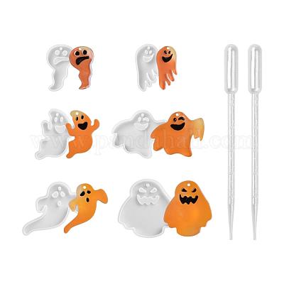 Halloween Earrings Ghost Resin Earrings Molds Silicone Epoxy Resin Molds