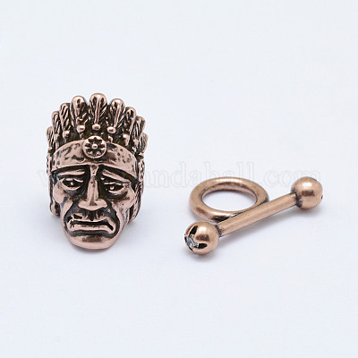 Латуни Переключить застежками KK-P130-080R-NR-1