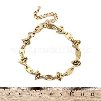 Цепи из нержавеющей стали 304 для кофе в зернах для мужчин и женщин BJEW-G725-01G-1