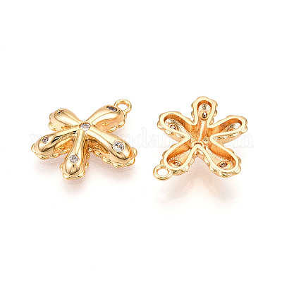 Латунные микро проложить кубического циркония подвески KK-N262-113B-G-1