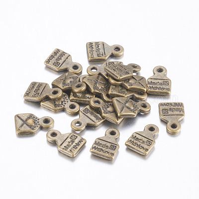 Конверт из тибетского сплава и резное сердце с надписью «Любовь» для изготовления подарков X-MLF0643Y-1