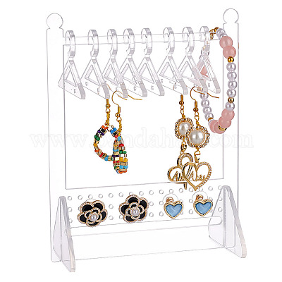 Shop FINGERINSPIRE 2 Pcs Irregular Cloud-Shaped Acrylic Earring Display  Stand Clear 30 Holes Earrings Display Holder Ear Studs Display Board Earrings  Organizer for Show for Jewelry Making - PandaHall Selected