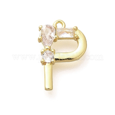 Латунные микро проложить кубического циркония подвески KK-M310-01G-16-1
