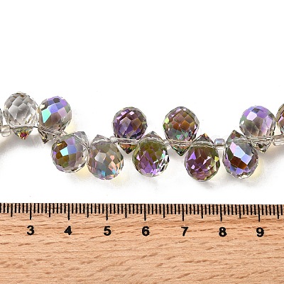 Гальваническим стеклянные бусины&nbsp;EGLA-K062-01B-HP04-1