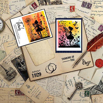 Резиновые прозрачные штампы DIY-WH0251-028-1