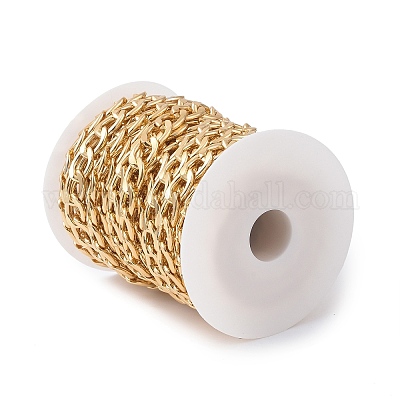 Овальные бордюрные цепи из оксидированного алюминия CHA-K003-07G-1