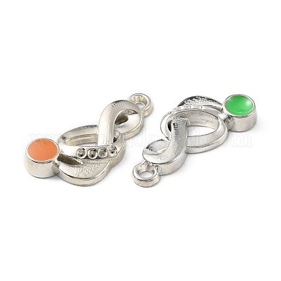 Ccb пластиковые эмалевые подвески CCB-K009-17P-1