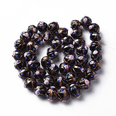 Ручной золотой песок бусины бисер нитей LAMP-T017-05C-1