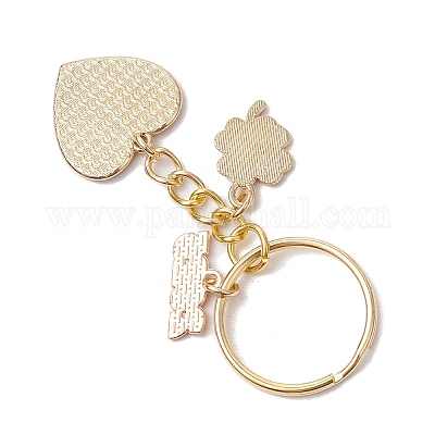 Подвесные брелки из сплава эмали KEYC-JKC01177-01-1