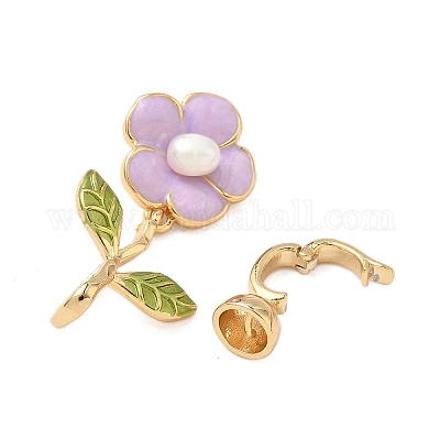 Застежки-бабочки из латуни с эмалью KK-S531-33G-A-1