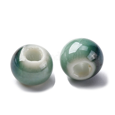 Фарфоровые бусины ручной работы PORC-D300-A10-1