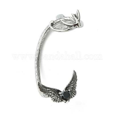 Серьги-манжеты из хирургической нержавеющей стали 316 EJEW-E300-10AS-01-1