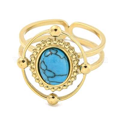 Кольца-манжеты из нержавеющей стали 304 с ионным покрытием (IP) и синтетическими драгоценными камнями G-Z056-04G-1