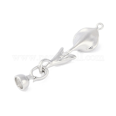 Проложить латунный прозрачный кубический цирконий над застежками KK-F875-11P-1