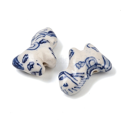 Фарфоровые бусины ручной работы PORC-Z007-05C-1