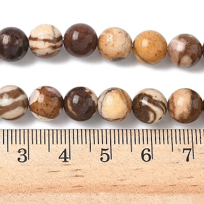 Естественно австралийский агат круглый шарик нити G-M272-02-8mm-1
