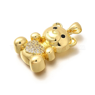 Стойки обшивки латунь микро проложить Циркон подвеску KK-L226-006G-04-1