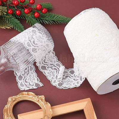 Кружева отделка нейлон стрейч лента для изготовления ювелирных изделий ORIB-F001-51-1