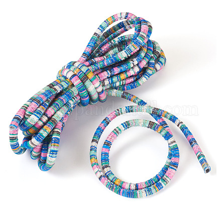 5 м шнур с эластичной обмоткой в этническом стиле OCOR-TA0002-44A-1