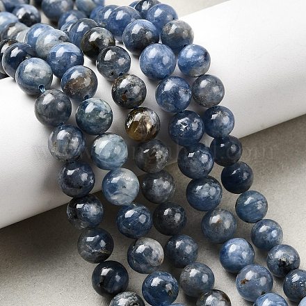 Натуральный кианитовые бисер пряди&nbsp;G-NH0046-C04-8MM-01-1