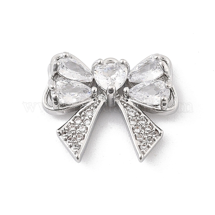 Латунные микропаве прозрачные подвески с фианитом&nbsp;LS-KK-K371-29C-P-1