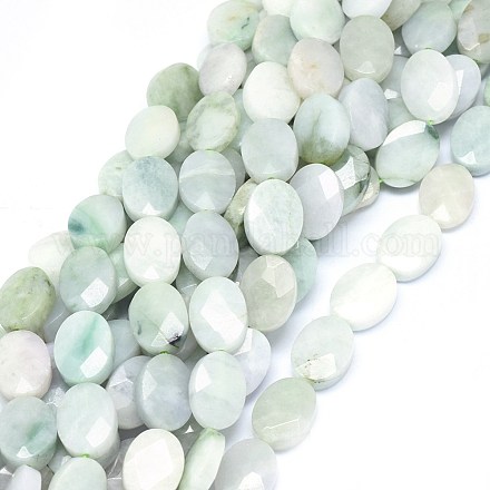Chapelets de perles naturelles de jade du Myanmar/jade de Birmanie G-O173-066A-1