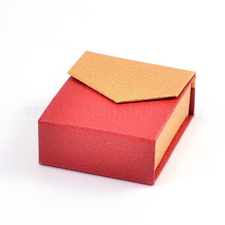 Cajas de collar colgante de cartón rectángulo CBOX-N008-02-1