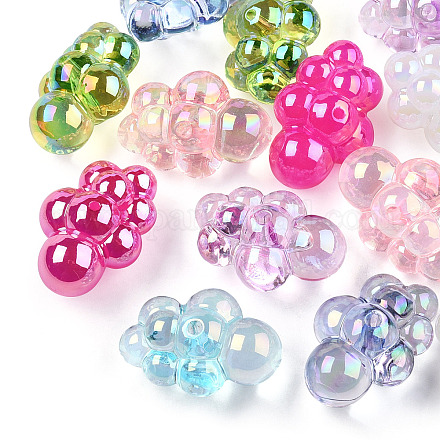 Perles en acrylique transparente PACR-T013-04-1