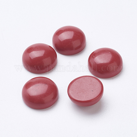 Synthetic Coral Cabochons X-G-F501-03-10mm-1
