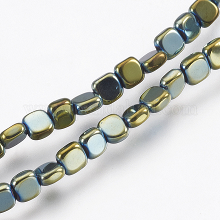 Chapelets de perles en hématite synthétique sans magnétiques X-G-I200-06F-1