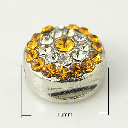 Abalorios de Diamante de imitación de la aleación X-RB-E007-5-1