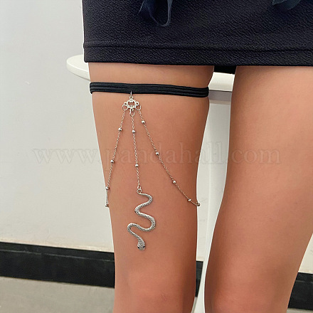 Цепочка для ног с бантом из эластичного волокна WG2B529-08-1
