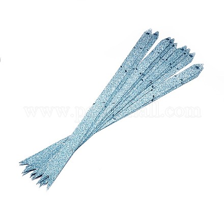 Glitter Style Handmade Elastic Packaging Ribbon Bows AJEW-A021B-15mm-05-1