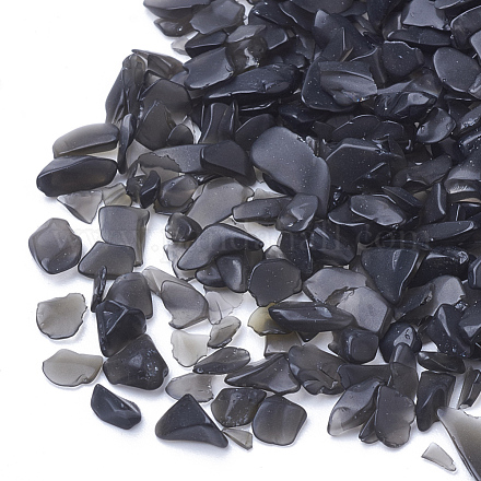 Natürliche Obsidian Edelstein Perlen G-R364-02-1