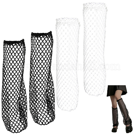 2 пара носков из полиэстера для рыбалки в двух цветах AJEW-CY0001-21-1