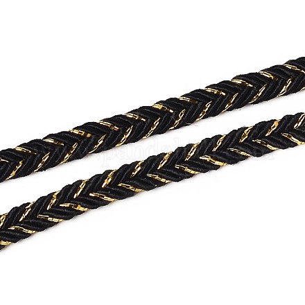 Trenzados hilos de tela cordones para la toma de pulsera OCOR-L015-09-1