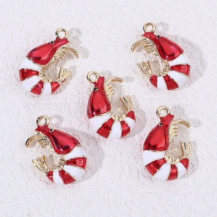 Подвески из эмали и сплава ENAM-B027-01G-02-1