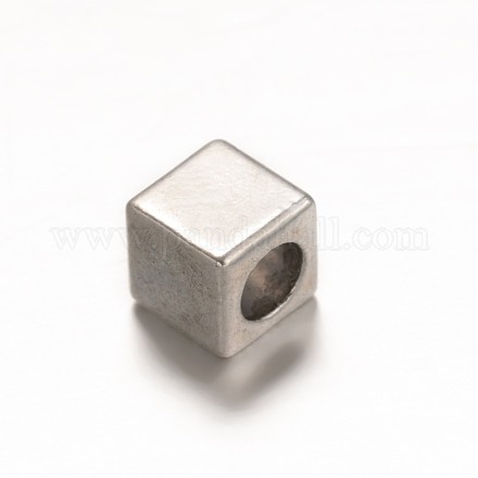 Perles d'espacement en alliage de zinc de style tibétain PALLOY-ZN49494-AS-RS-1