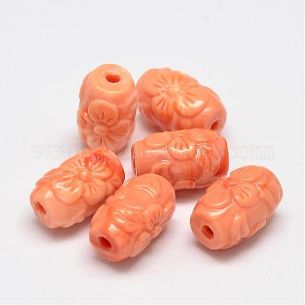 Dyed Synthetical Coral Beads CORA-L041-18G-1