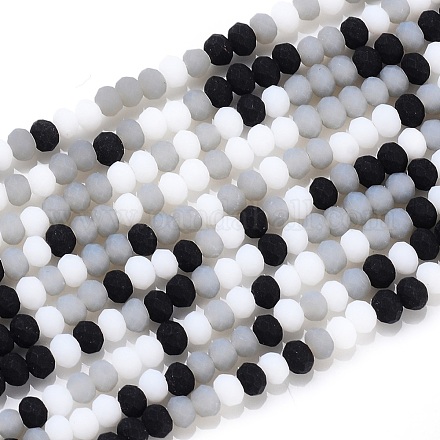 Chapelets de perles en verre à facettes GLAA-F106-B-F08-1