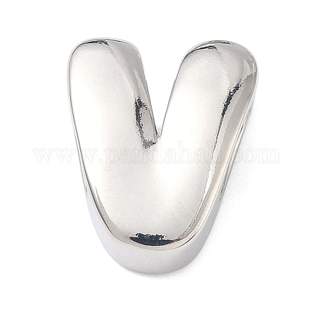 Латунные бусины с инициалами KK-B167-27P-01V-1