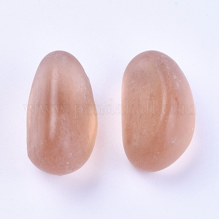 Frosted Glass Beads GLAA-WH0011-03B-1