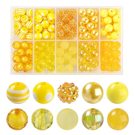 160 Stück Jelly Beads Kit für die Schmuckherstellung SACR-LS0001-02G-1