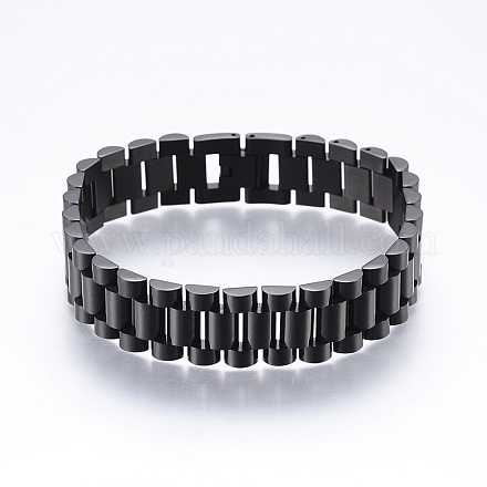 Bracelets pour montre en 304 acier inoxydable BJEW-G594-03B-1