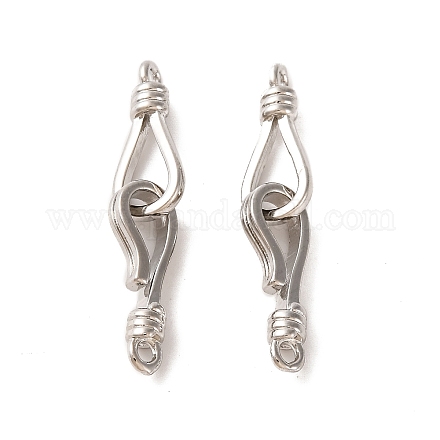 Латуни крюка и S-крючок застежки KK-U016-03P-1