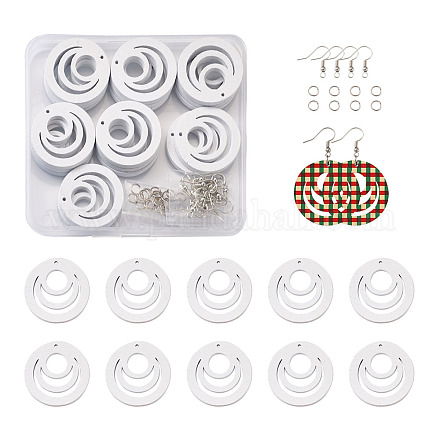 Kits de fabrication de boucles d'oreilles bricolage DIY-TA0008-16P-1