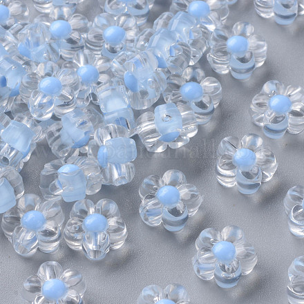 Perles en acrylique transparente TACR-S152-06A-SS2113-1